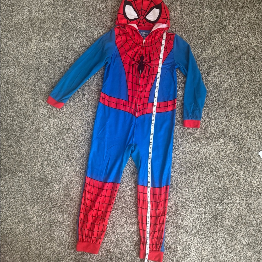 Marvel Spider-Man Red and Blue Zip-Up Suit/Pajamas